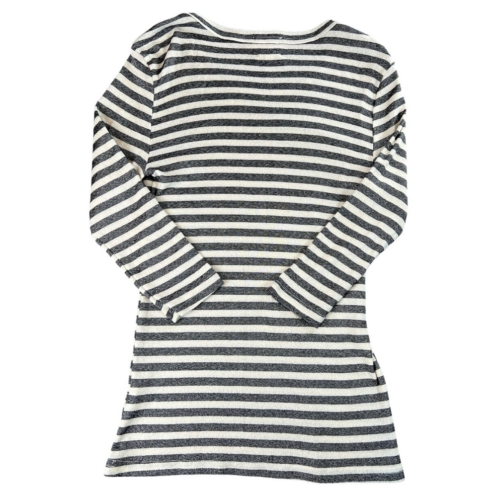 Anthropologie Michael Stars Women's Shine V-Neck Long-Sleeve Tee In Size XS/S - Picture 4 of 8